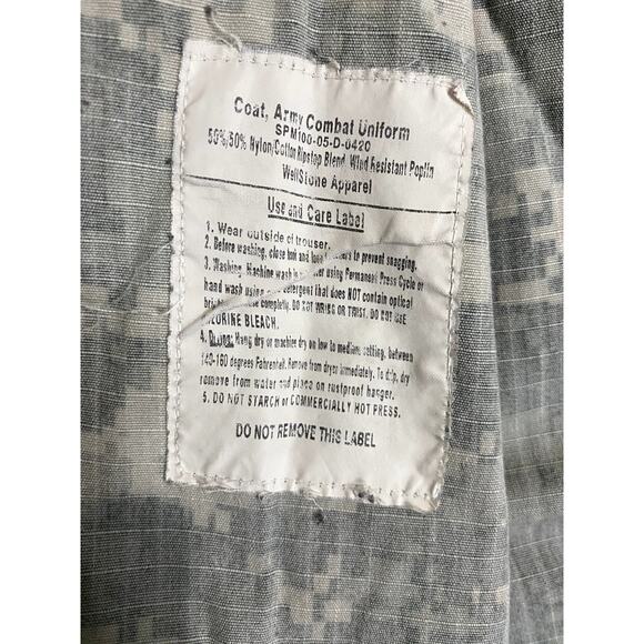 US Army Combat Uniform Jacket Men's Medium Regular Rip Stop Digital Camouflage - Picture 6 of 14